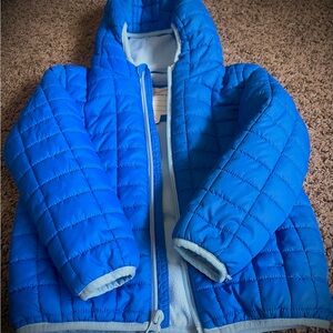 Cat & Jack Vibrant Blue Puffer Jacket